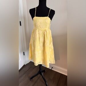 Petal & Pup Sunny Yellow Floral Dress from Revolve